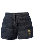 Black Camo Heather Shorts