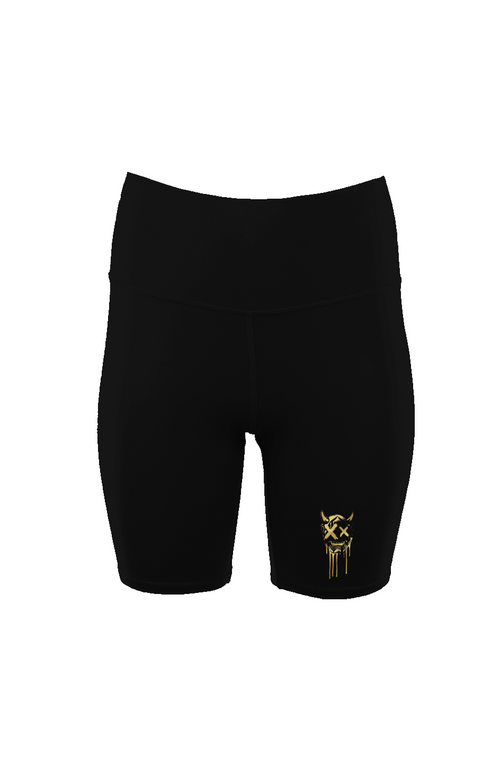 Womens High Waist Biker Shorts