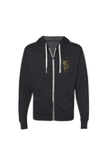 Dai Yung - Unisex Heathered French Terry Full-Zip Hooded Sweatshirt