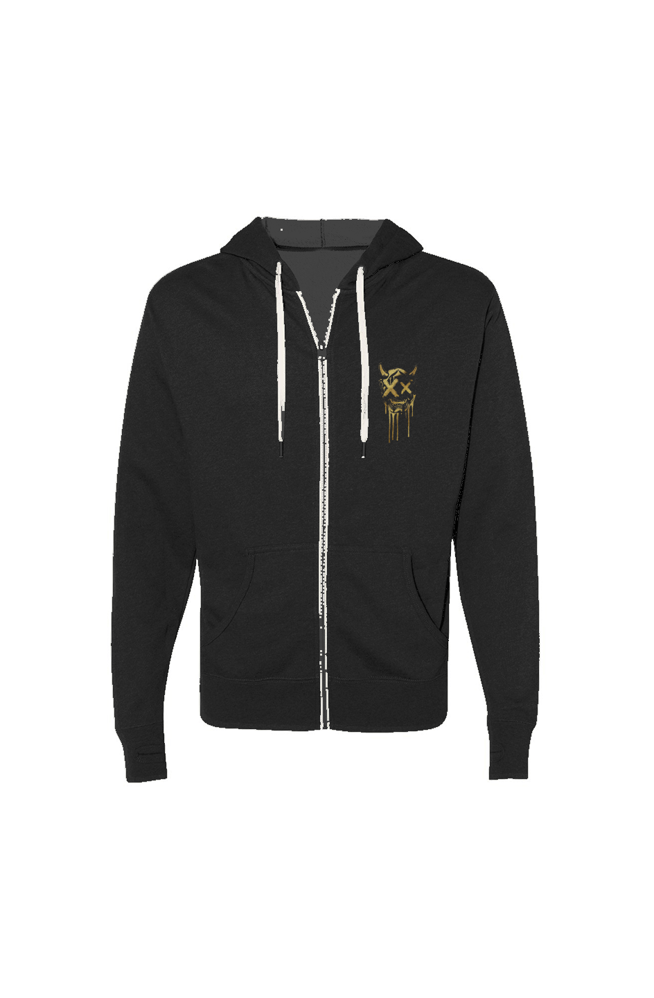 Dai Yung - Unisex Heathered French Terry Full-Zip Hooded Sweatshirt