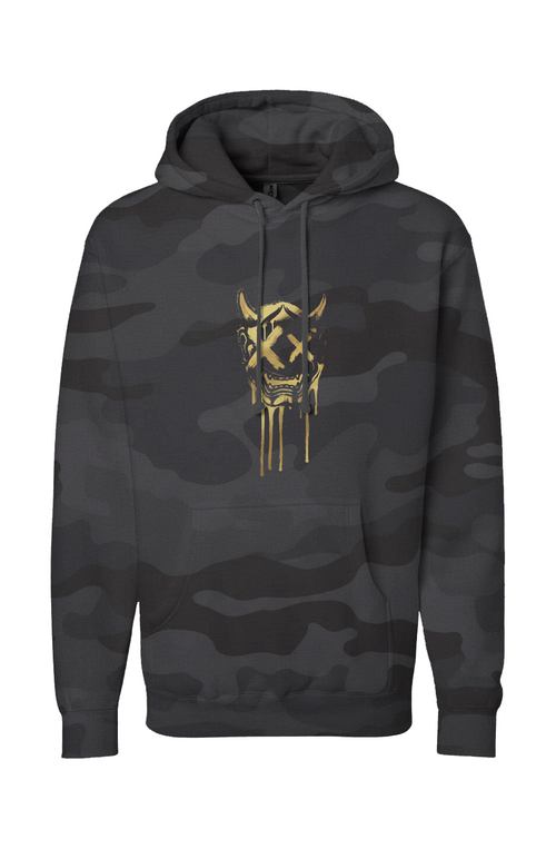 Dai Yung - Unisex Black Camo Heavyweight Hoodie