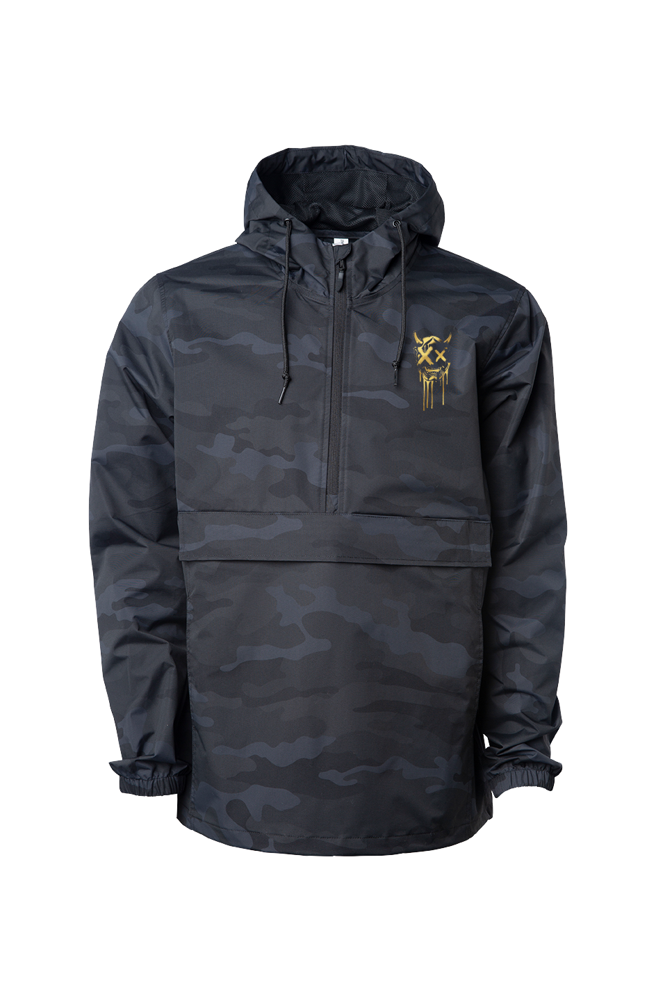 Dai Yung - Black Camo Anorak Jacket